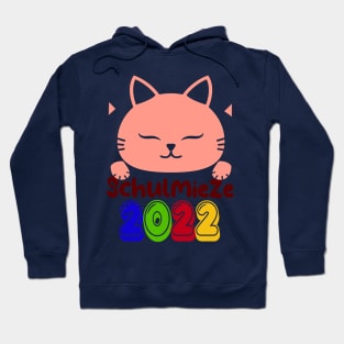 Schulbeginn Katze Schulkatze 2022 T shirt Hoodie